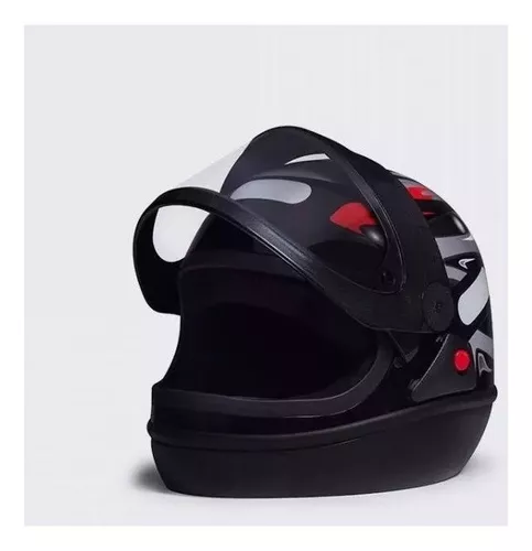 Capacete para moto integral San Marino Grafic preto - Imagem 3