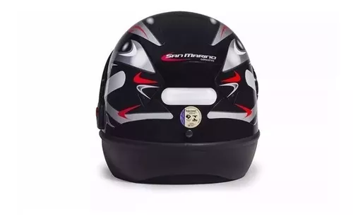 Capacete para moto integral San Marino Grafic preto - Imagem 4