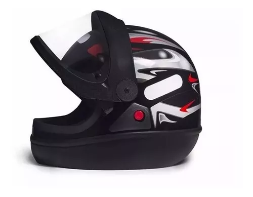 Capacete para moto integral San Marino Grafic preto - Imagem 7