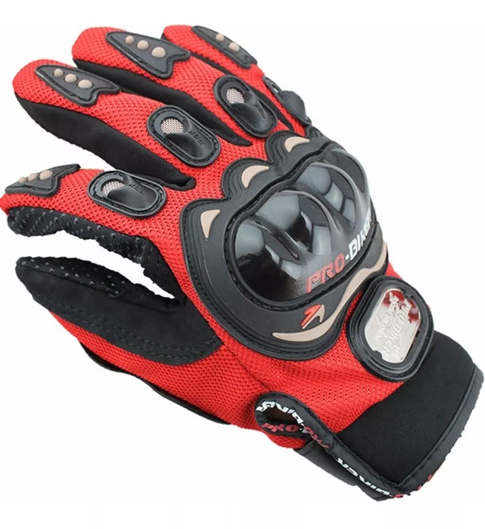 Luva Pro Biker Protetor Motocross Moto Bike Antiderrapante - Imagem 3