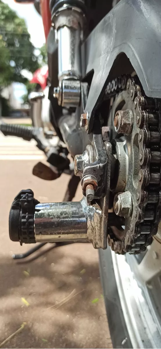 Trava Para Moto Biz 100/125/titan125/150/160/cg Anti Furto - Imagem 5