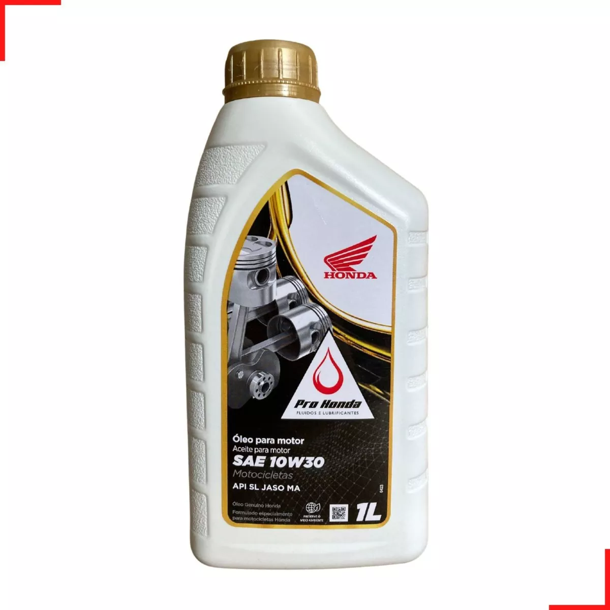 Óleo Genuíno Honda Original Semissintético 10w30 Moto - Imagem 5