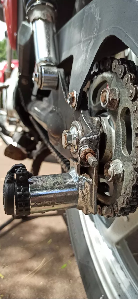 Trava Para Moto Biz 100/125/titan125/150/160/cg Anti Furto - Imagem 4